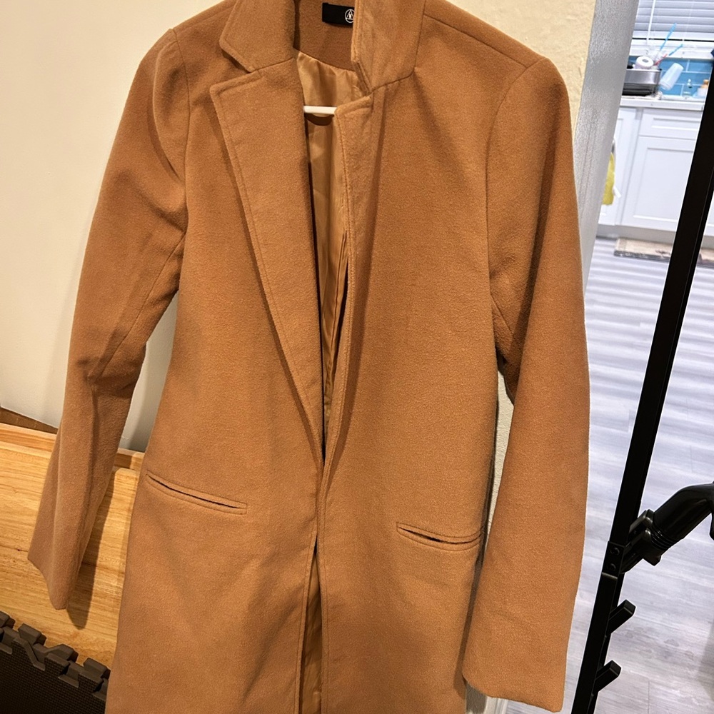 Missguided Classic Brown Trench Coat